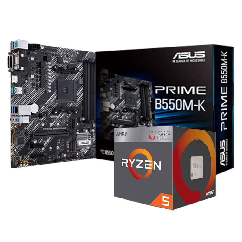 AMD Ryzen 5-3350G | B550M-K Prime | Bundle Kit | Nanodog.net